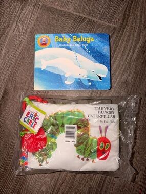 The Very Hungry Caterpillar Soft Activity Book - White & Green by Eric Carle
